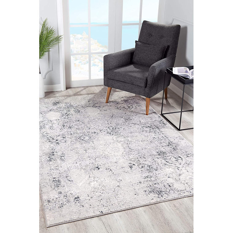 17 Stories Mirage Abstract Rug Wayfair